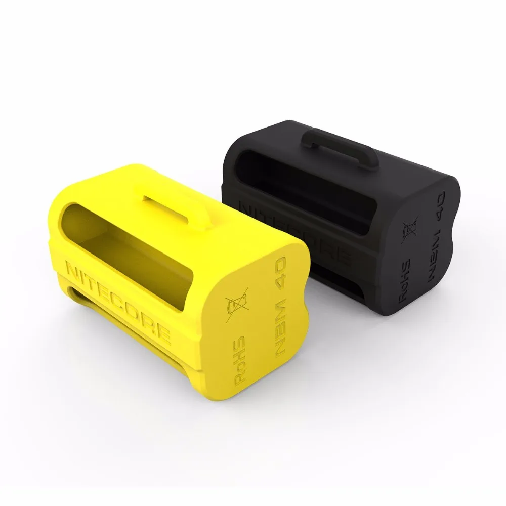 Высококачественный силиконовый чехол Nitecore NBM40 портативный контейнер для