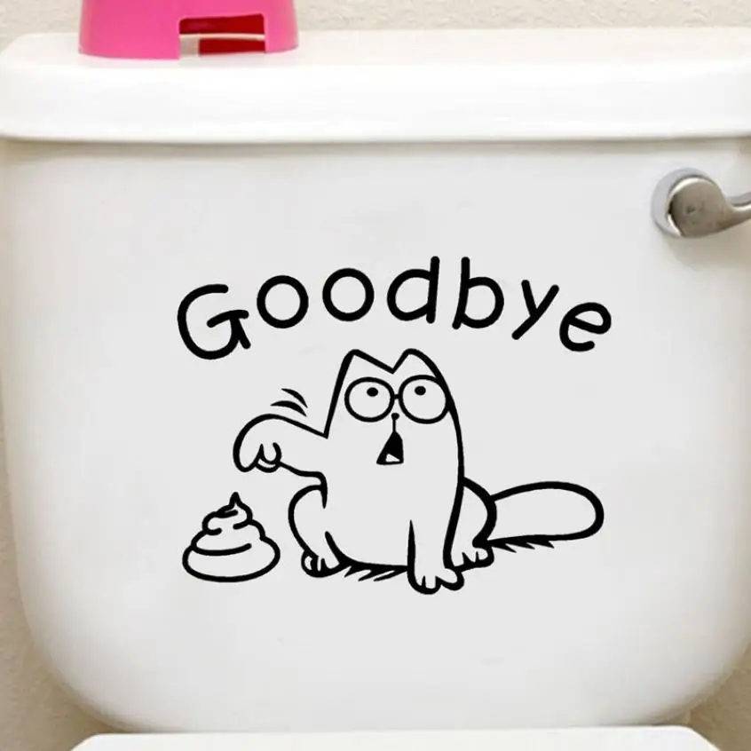 DIY Good Bye Room стикер для сиденья унитаза в ванной настенные наклейки дома туалета