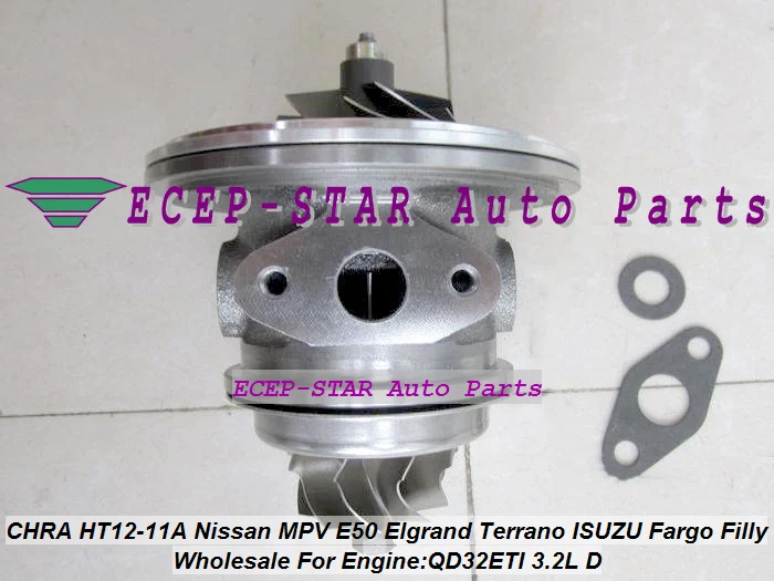 Турбокартридж CHRA Core HT12 11A 11B 14411 1w400 для NISSAN MPV E50 Elgrand Note 97 02 ISUZU Фарго Фили QD32ETI 3.2L|turbo