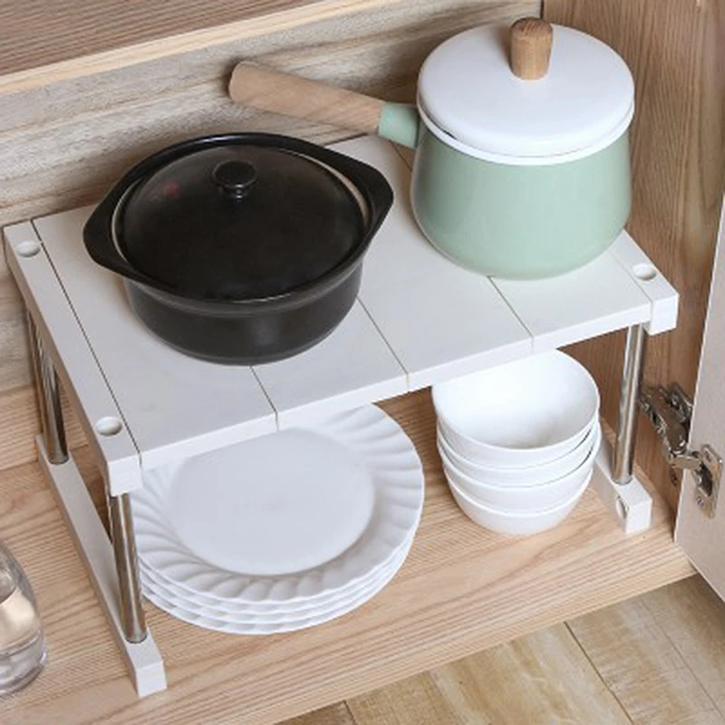 Multi-functional Kitchen Bathroom Storage Organizer Shelf Floor Standing Single Rack Holder Cabinet Counter Space Saving Shelves | Дом и сад