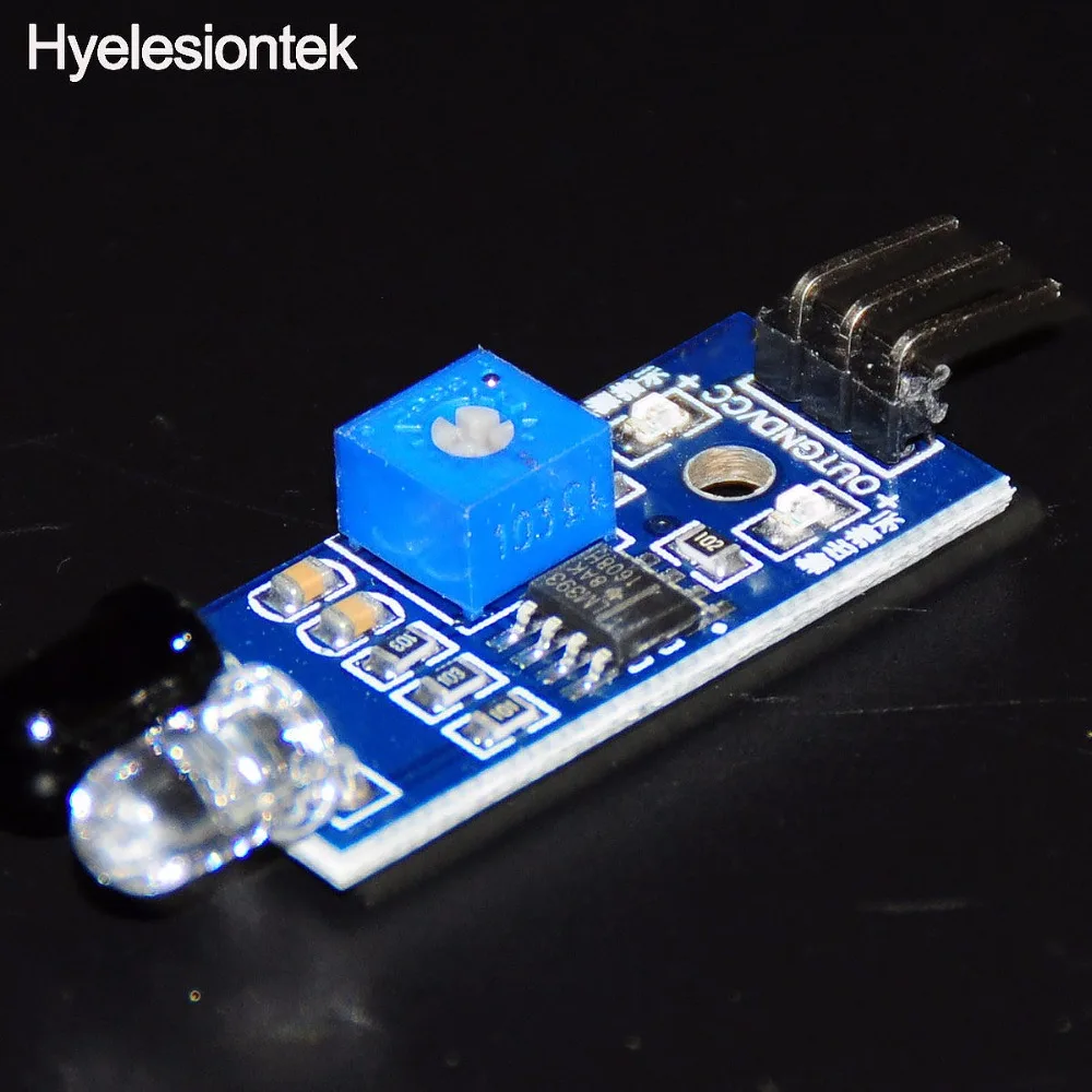 25 шт. ИК датчик препятствий для Arduino Инфракрасный Датчик предотвращения препятствий скорость ing цифровой модуль Movimiento автомобильный детектор