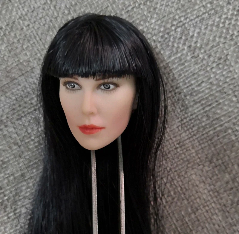 

Collectible 1/6 Middle Eastern Beauty Girl Head Sculpt Egyptian Princess Lenka Kripac Head Carved Model for 12'' Action Figure