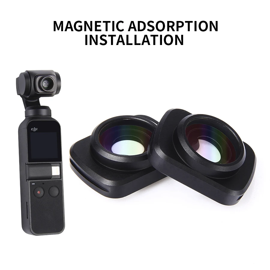 MAMEN OP-5 OP-6 Широкоугольный макро объектив для Dji Osmo Pocket 10X HD 4K макро объектив Gimbal аксессуары магнитные линзы