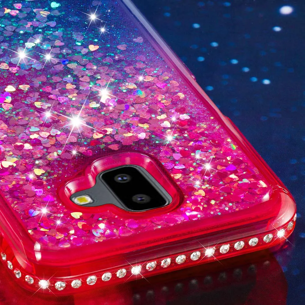 Quicksand чехол для Samsung Galaxy J6 J 6 Plus 2018 SM-J610FN SM-J610G SM J610 J610FN J610G телефона с драгоценными