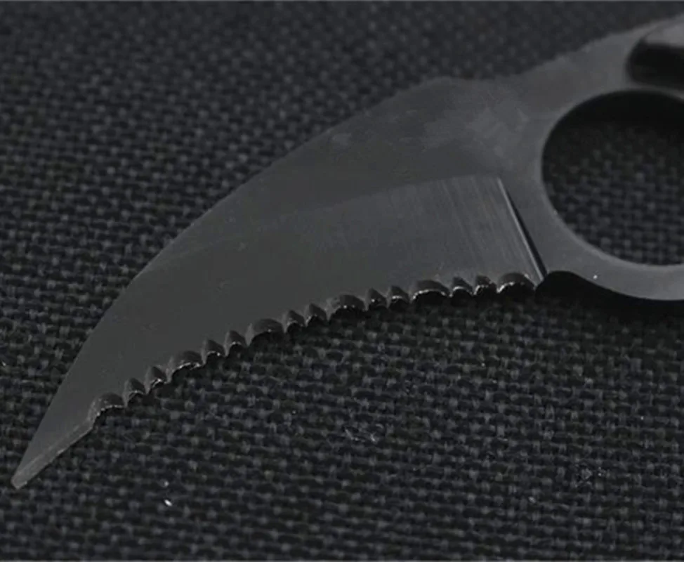 Титановый нож Karambit Kelebek CS go, наружные ножи, Куто де Survie Militaire Cuchillo Tactico Mes Navajas Supervivencia Faca