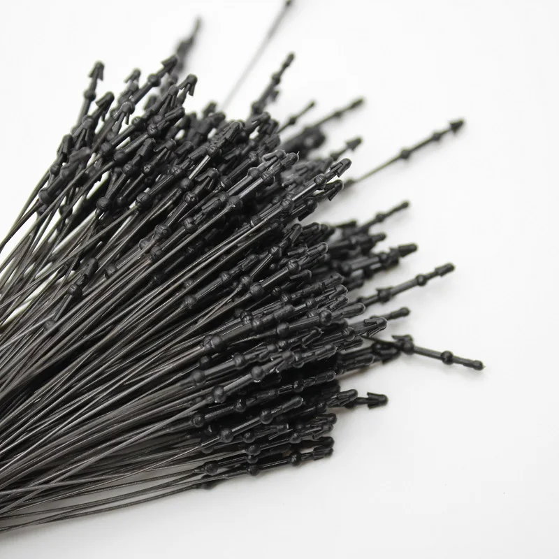 5000 шт./лот 7 &quotЧерная подвесная бирка нить бирки для одежды пластиковая защелка