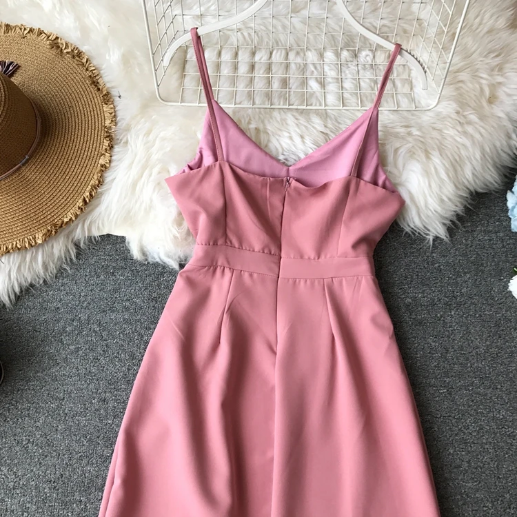 Женское облегающее платье ALPHALMODA на бретельках асимметричная гофрированная