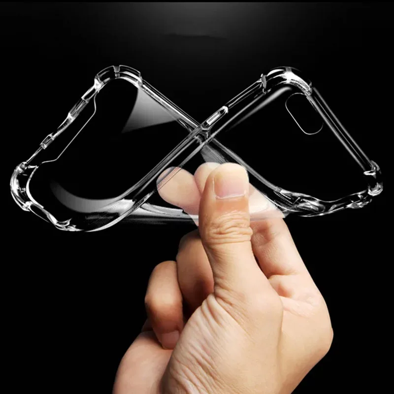 Чехол для iPhone 7 6 6s 8 X Plus Clear мягкий чехол силиконовый защитный рукав прозрачная крышка для iPhone 6 5S 4 4S Назад Shell