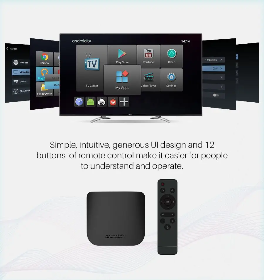 M8S Plus W Android 7,1 Smart tv BOX Amlogic 905W 2,4G WiFi 1G/2G 8G/16G IP tv Box Ultra HD телеприставка 4K медиаплеер