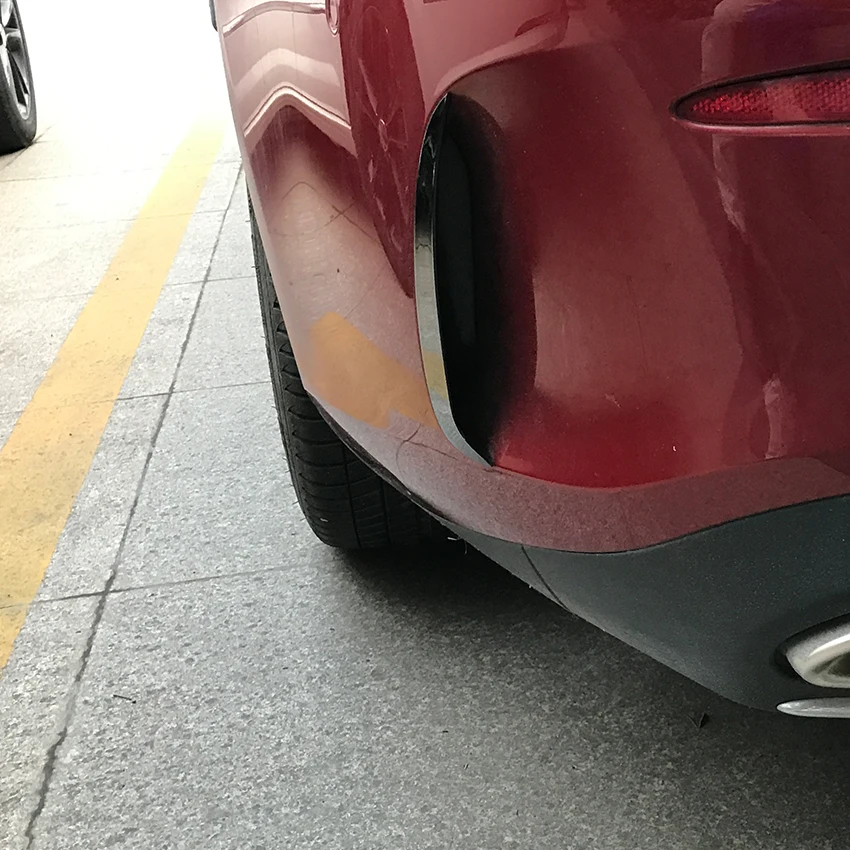 Автомобильный задний бампер Fender наклейки Накладка для Mercedes Benz E Class E Coupe C238+ аксессуары автомобильный Стайлинг