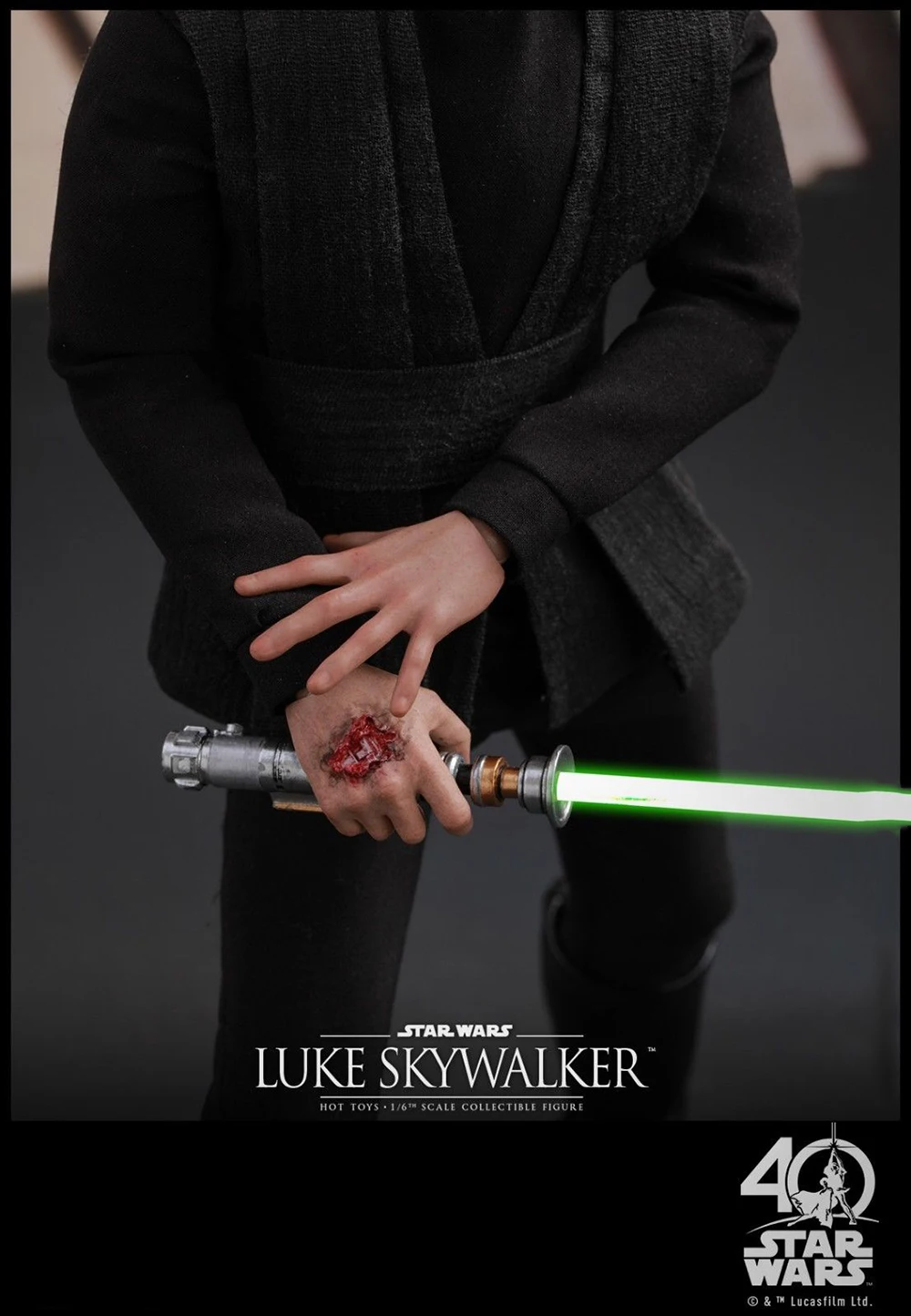 Коллекционный полный набор экшн-фигурок Hot Toys 1/6 Люка Скайуокера Star Wars: Return of the Jedi Black Ver. Фигурная игрушка для фанатов в подарок