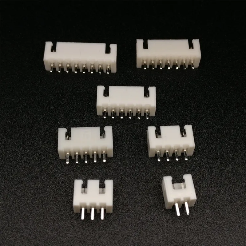 

100psc XH2.54 DIP White terminal Connector Plug XH-2P/3P/4P/5P/6P/7P/8P/10P 2.54mm Header Shrouded spacing Wire Connectors