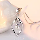 Элегантный 6 мм имитация жемчуга твист ожерелье для женщин Collier Femme Длинная цепочка белое золото ожерелье Свадебные ювелирные изделия подарок