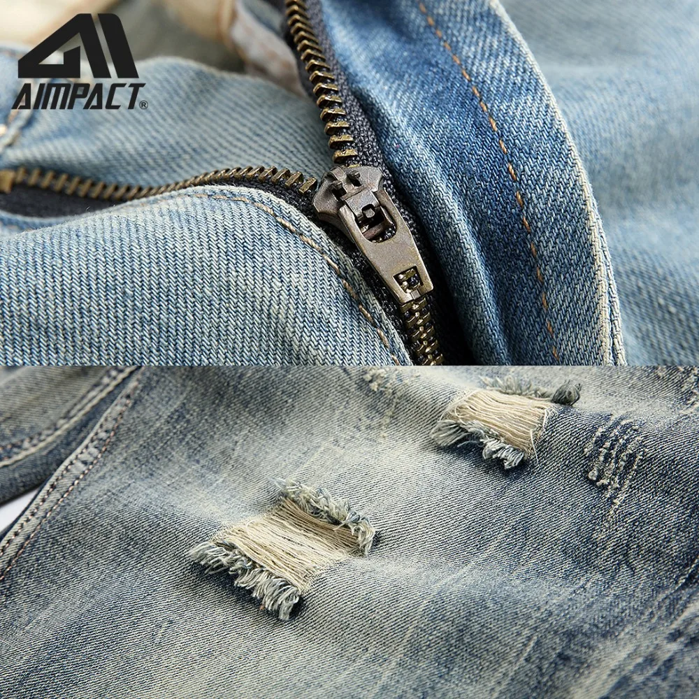 Vintage Denim Shorts for Men Cowboy Ripped Jean Trunks Male Summer Slim Fitted Hi-Street Distressed Skinny Jeans Shorts AM2300