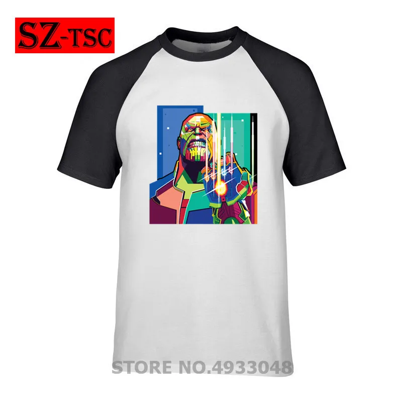 Одежда для веселья футболка из хлопка с надписью Mad Titan Thano летняя хипстер Harajuku