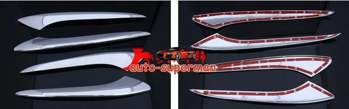 

Chrome INSIDE DOOR trim trims handle For NISSAN VERSA SEDAN 2012 12 +