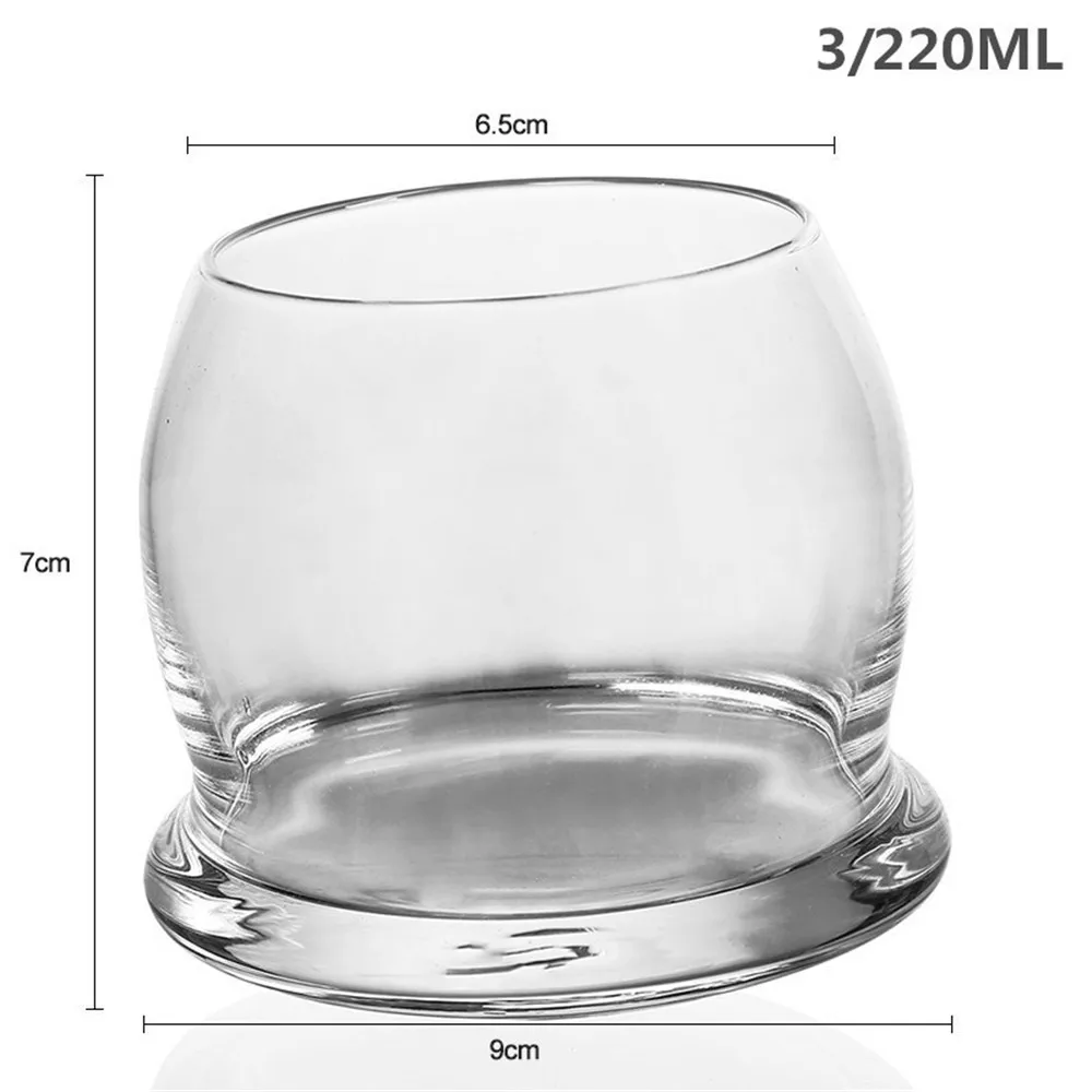 3-220ML Креативные бокалы для виски, бокалы для вина, не содержит свинца, толстое дно, бокалы для виски, пивная Питьевая чашка для домашнего бара, вечерние, свадебные подарки - Цвет: 3-220ML