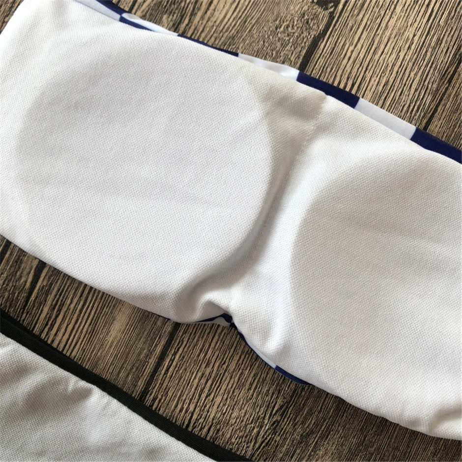 Женское бикини с высокой талией черный и белый купальник купальный костюм