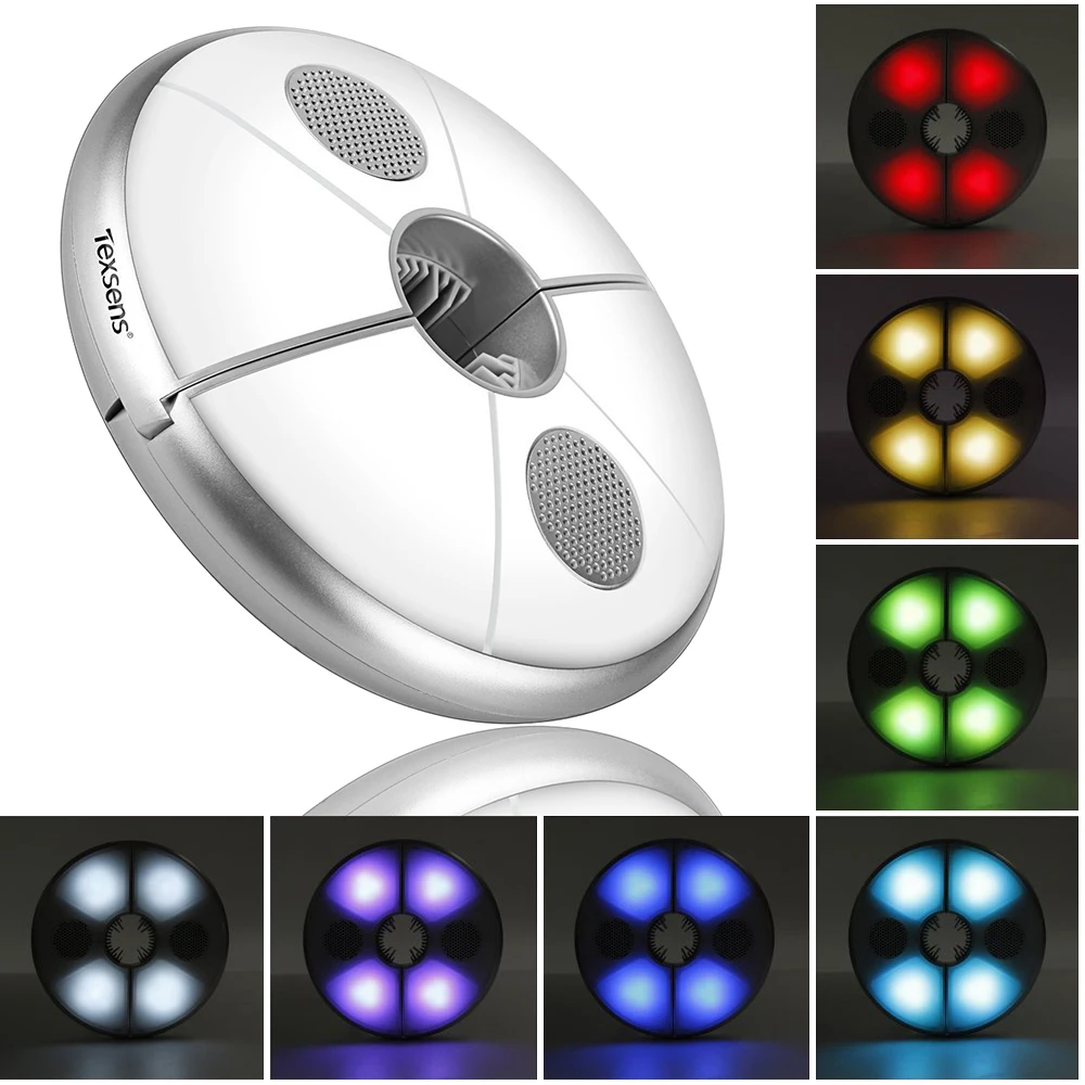 Texsens LED пляжный музыкальный зонтик с Bluetooth беспроводной динамик USB Перезаряжаемый