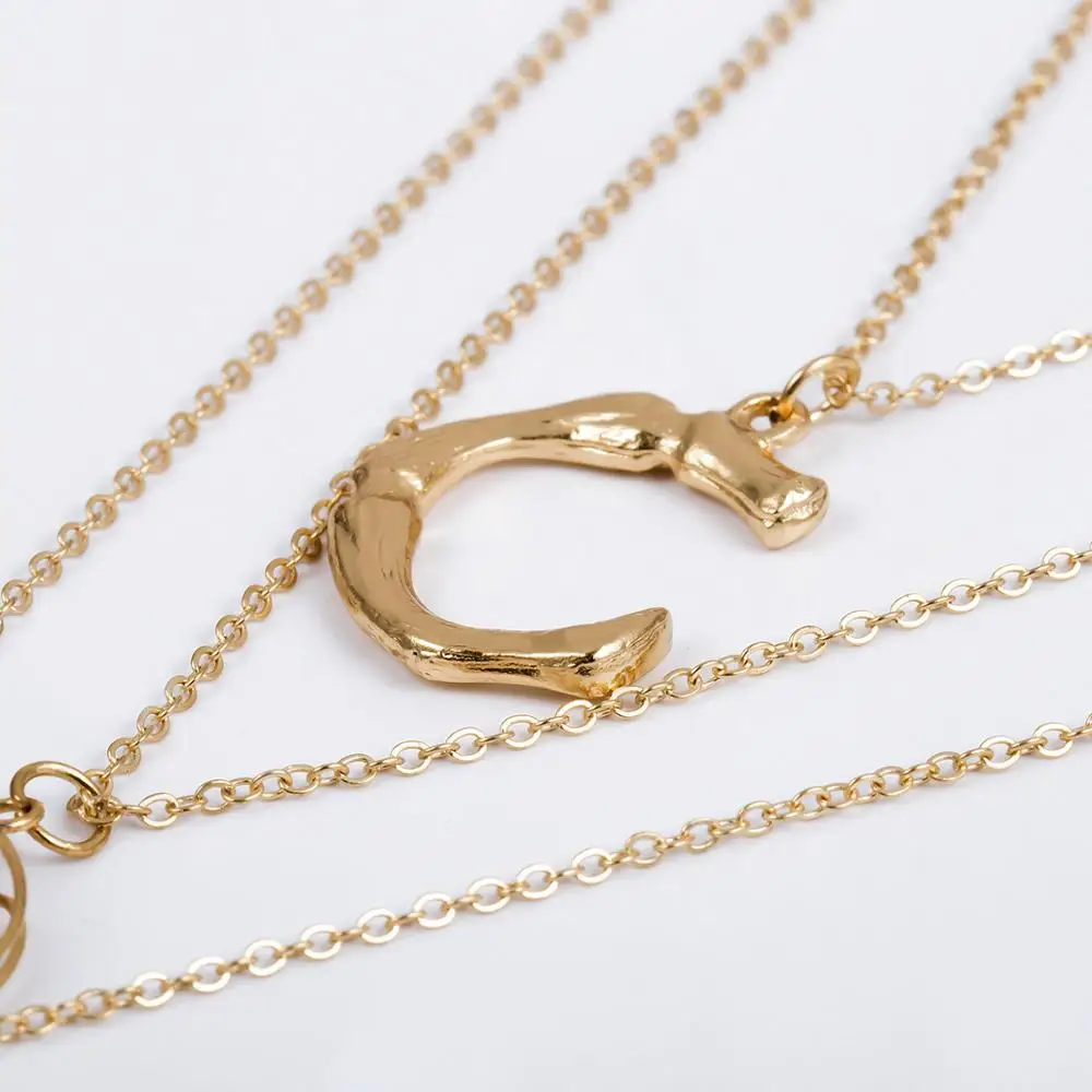 Горячая Распродажа золотое ожерелье с имитацией жемчуга надписью ювелирные