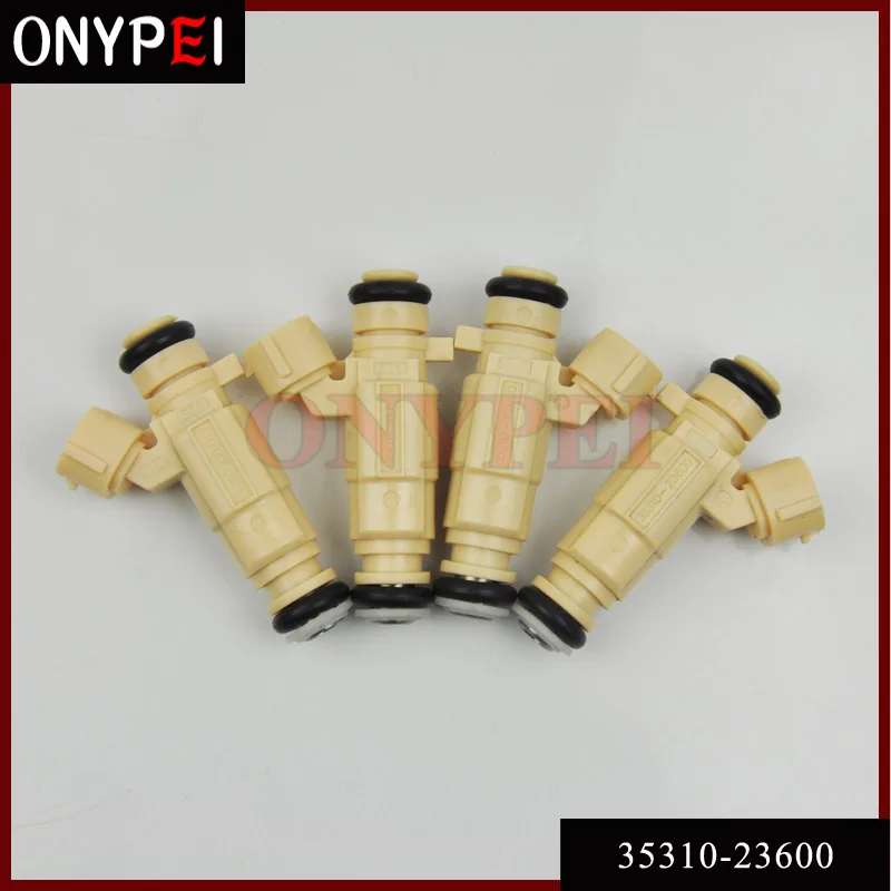 Топливный инжектор 4 шт./лот 35310 23600 для Hyundai Elantra Tiburon Kia Optima Spectra Rondo 3531023600 23600|fuel