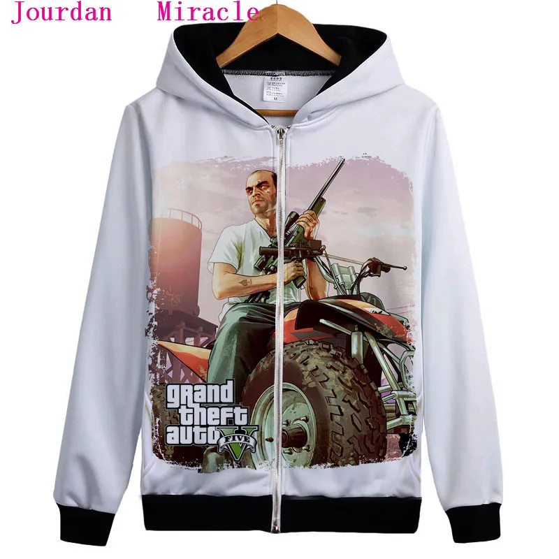 Grand theft auto gta gta5 толстовка с капюшоном grand V ps4 игровая тонким флис на молнии куртка
