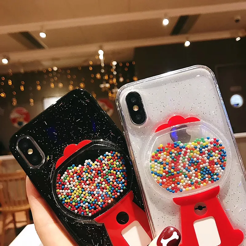 Япония мультфильм Капсула Игрушка лазер чехол для iPhone 11 XS Max XR прозрачный мягкий