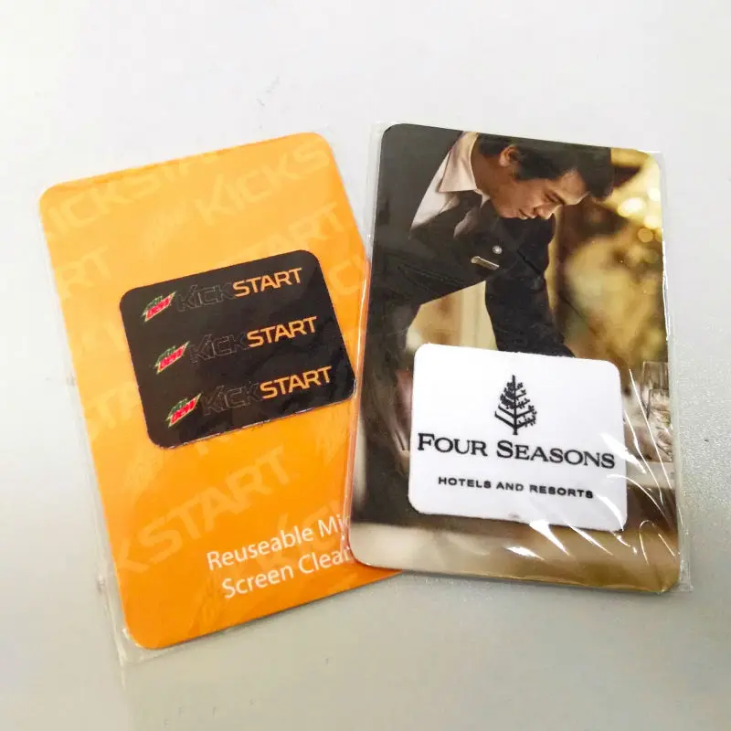 2500 шт. наклеек для очистки экрана/стеклоочиститель экрана + собственный логотип