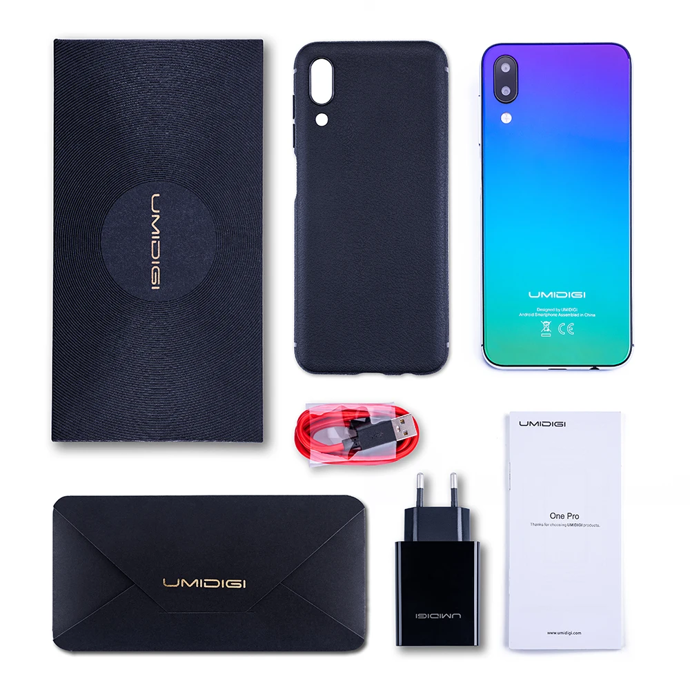 UMIDIGI One Pro Глобальный Band 5 9 &quotAndroid 8 1 мобильный телефон беспроводной зарядки 4G B 6 P23