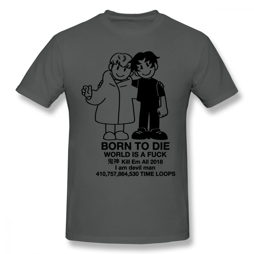 Devilman crybaby Camisetas Rock Мужская футболка с короткими рукавами, хлопковая Футболка с круглым вырезом для мужчин размера плюс, топ на заказ