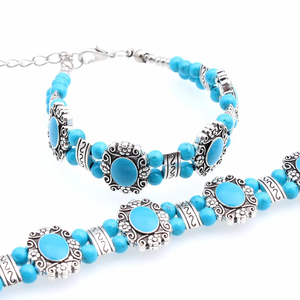 4 цвета натуральный камень бусины браслет Strand браслеты для женщин ручной работы