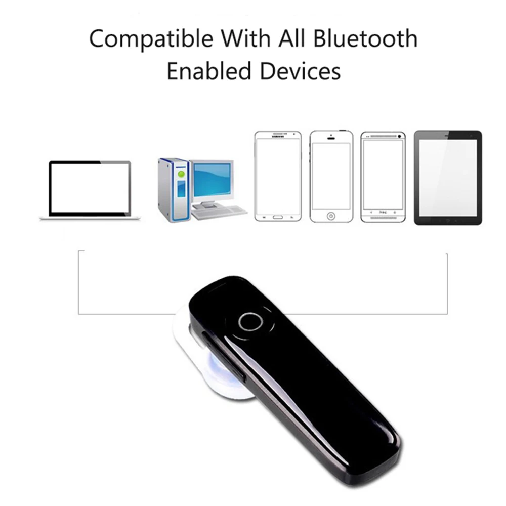 Ubit M165 Bluetooth 4 1 Гарнитура Сверхлегкий Беспроводной наушники Hands-free ушной