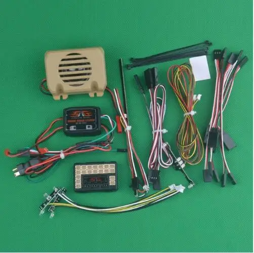 Voice pack HG P801 P802 1/12 8X8 RC High-imitatlon США военный грузовик запчасти головной убор бампер шины ось мощность доска ESC коробка передач set1 - Цвет: Voice pack