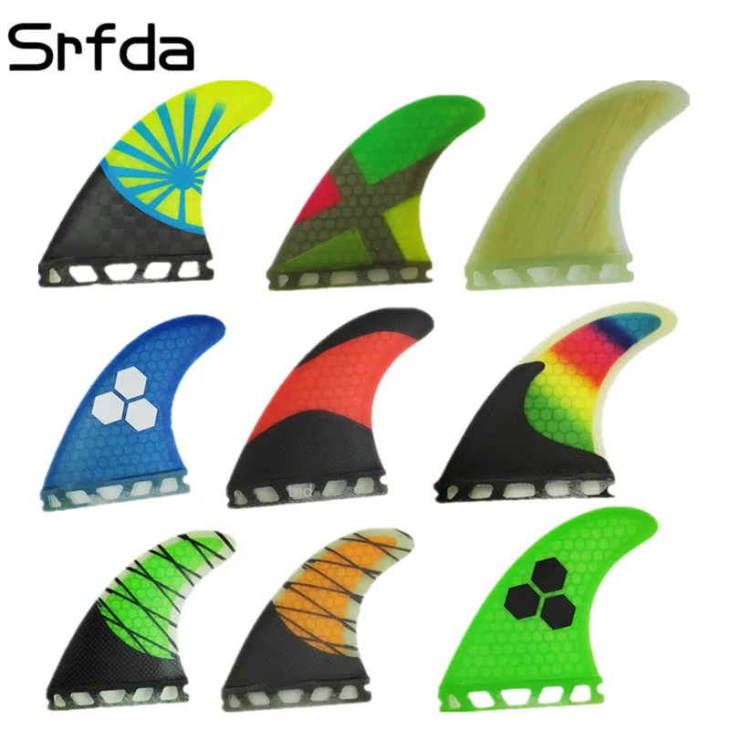 

fiberglass and honeycomb surfboard fin thruster for Future G3 G5 G7 fin surf fins size S/ M/L fins Top qual