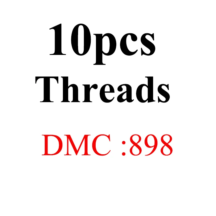 Снеговик, рукоделие вышивка 1,2 м разноцветная опция DMC893-926 10 шт./партия вышивка крестиком хлопковое шитье, моток пряжи вышивка нить - Цвет: 1.2mthread-DMC898