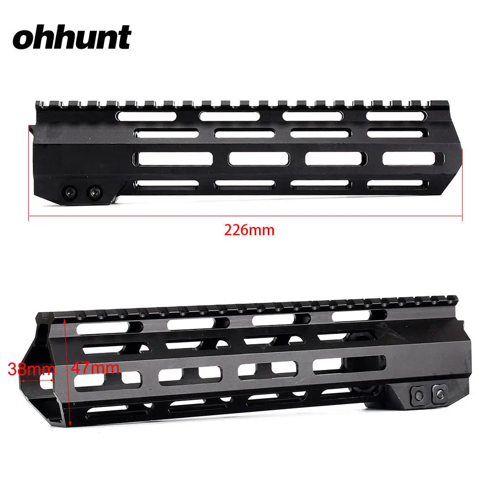 " 9" 1" 12" 13," 15" 1" дюймов AR15 поплавковая M-LOK Keymod Handguard для охотничьей тропы тактический прицел крепление w стальная гайка