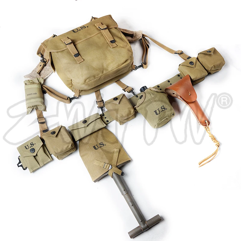 WWII WW2 США армия D-DAY M1 карбин десантник оборудование комбинация