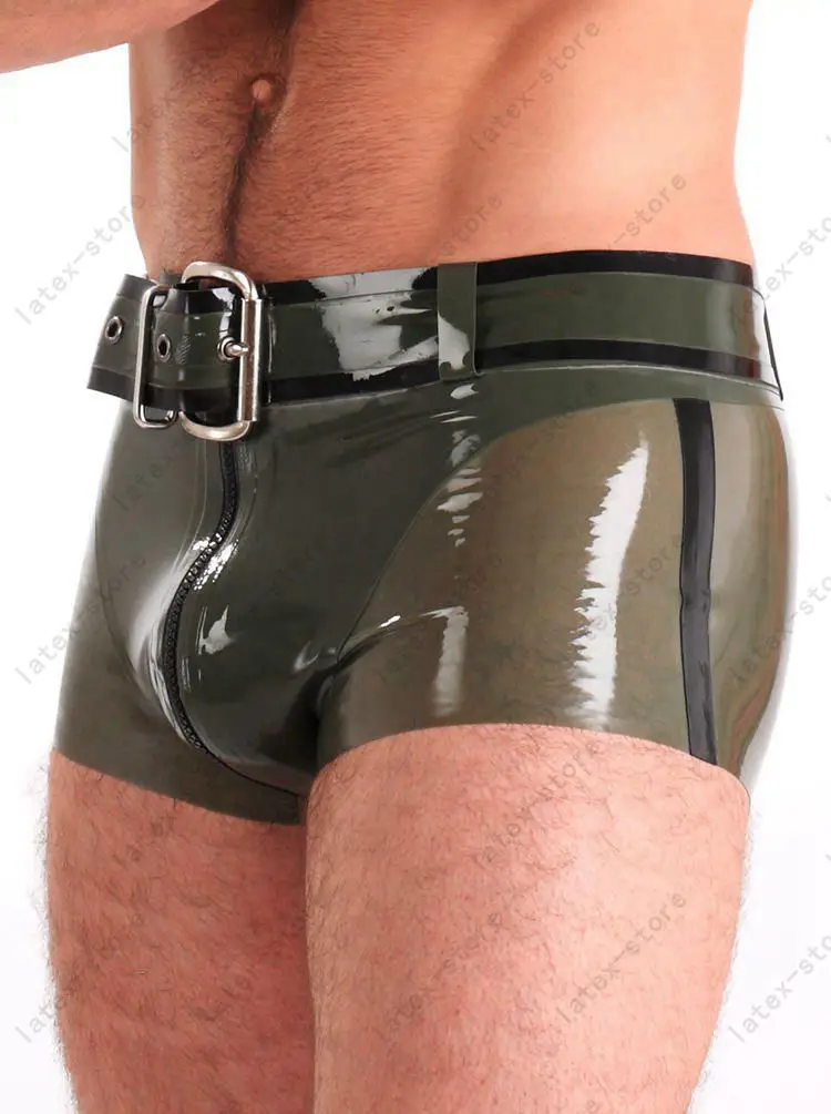 Латексная резина Gummi мужские шорты трусики undies пояс индивидуальный костюм 0 4 мм