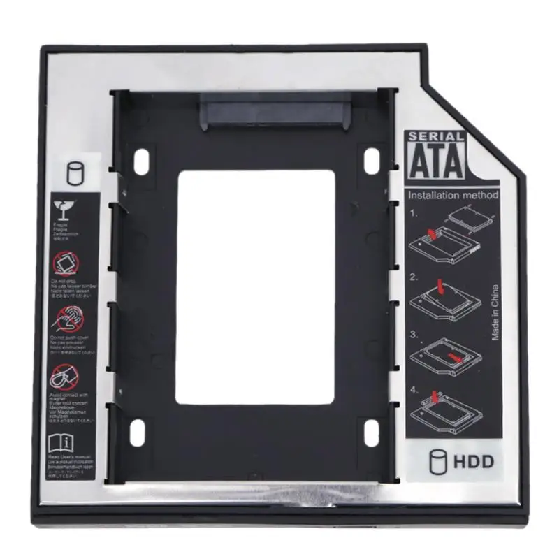 Алюминиевый пластиковый чехол для жесткого диска 12 7 мм 2 5 дюймового SATA SSD|hdd caddy