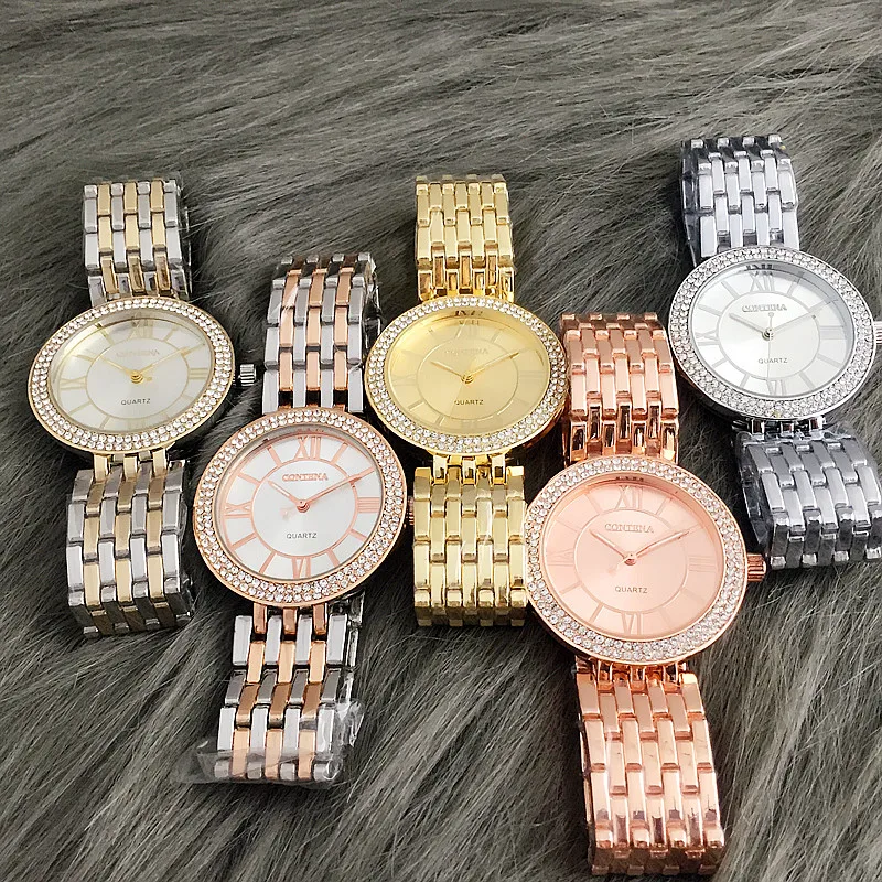 Женские часы с бриллиантами розовое золото модные женские Zegarek Damski Reloj Mujer relojes para