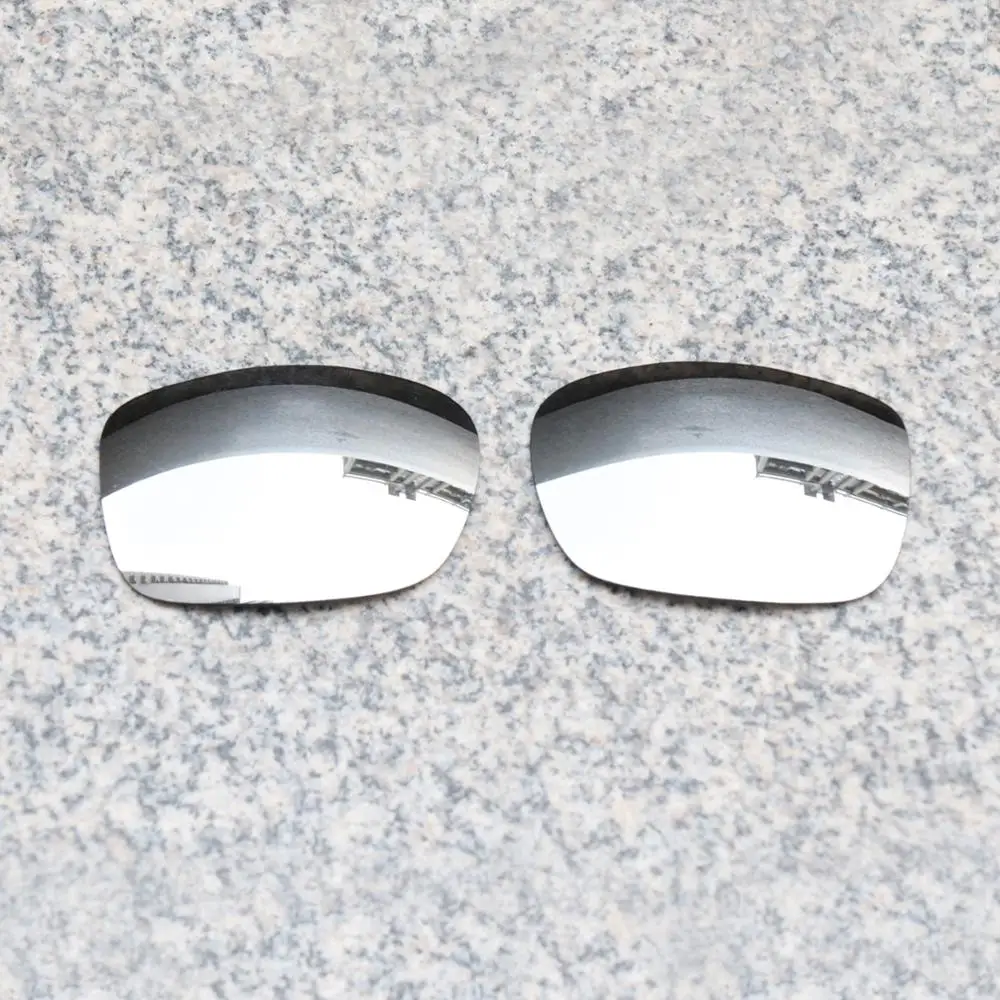 E.O.S Polarized Enhanced Replacement Lenses for Oakley TwoFace Sunglasses - Silver Chrome Polarized Mirror