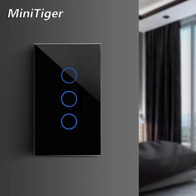 MiniTiger EU/US/UK/AU Стандартный умный дом светодиодный светильник сенсорный