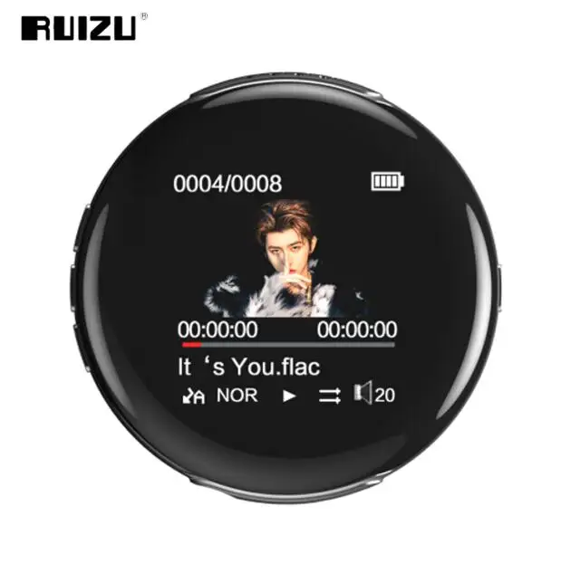Новейший MP3 плеер RUIZU M1 Bluetooth спортивный мини Портативный аудио 8 ГБ с Built in