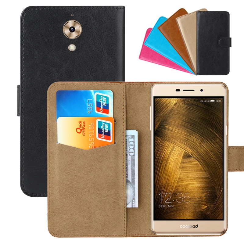 Роскошный чехол-бумажник для Coolpad Modena 2 искусственная кожа Ретро стиль флип-чехол