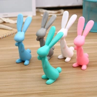 1pc creative stationery cute standing rabbit bunny 0 5mm blue refill ballpoint pen school office supplies gift novelty