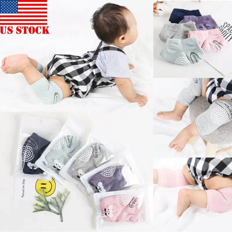 Горячая 1 пара наколенников защита для ползающего ребенка ноги короткие