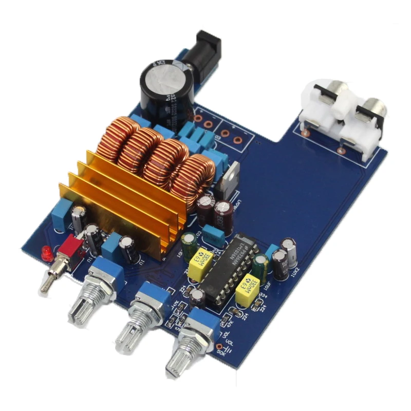 KYYSLB 2*50 Вт TPA3116 + LM1036 tone плата цифрового усилителя мощности оригинальная 20 Гц до кГц