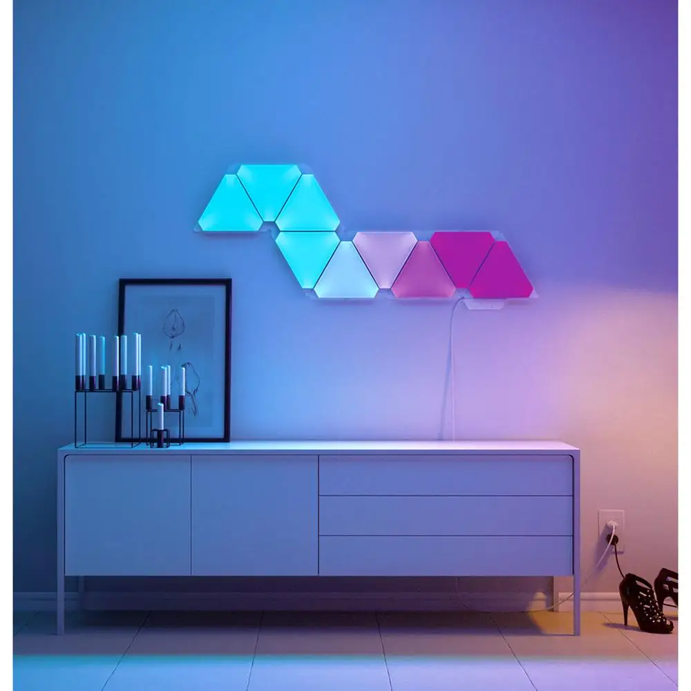 Xiaomi Nanoleaf полноцветный умный нечетный светильник для работы с Mijia для Apple Homekit Google Home настройка на заказ 4 шт./1 коробка