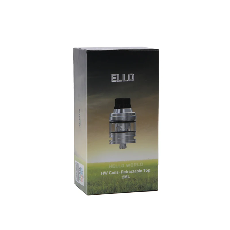 Оригинальный атомайзер Eleaf Ello Tank 2 мл с катушкой HW1 HW2 HW3 для электронной сигареты