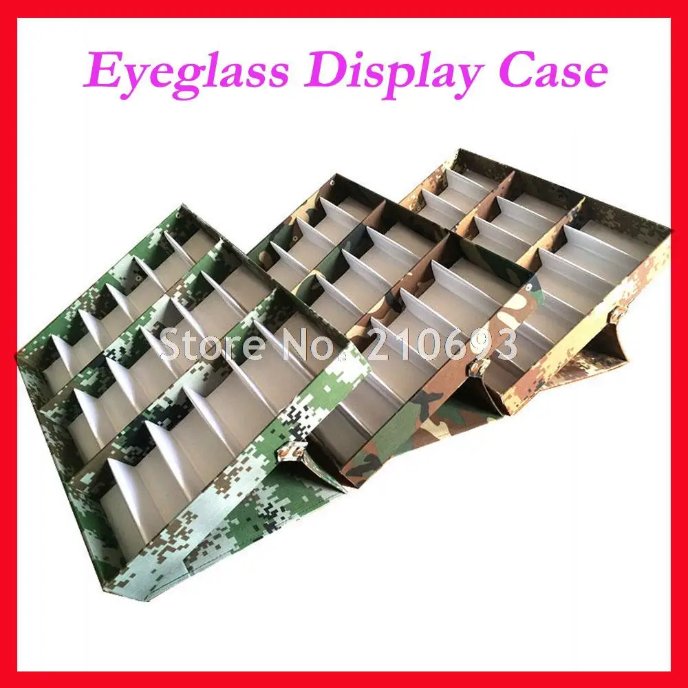 Бесплатная доставка камуфляжный чехол 18C для солнцезащитных очков дисплея